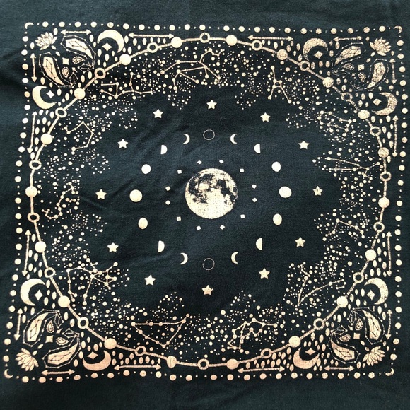 Moon Phase Constellation T-shirt - Picture 2 of 3
